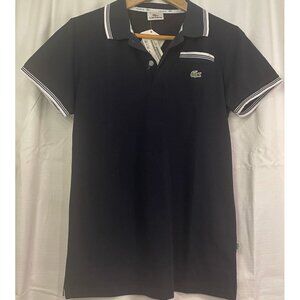 TM7034- Lacoste Men’s M Navy Polo Shirt Classic Croc Logo